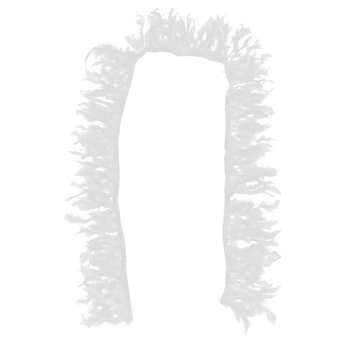 MUELODSIC Weiße Fransenborte aus Federn Handgefertigt für Nähen Basteln Schmuck Hochzeit Dekoration MUELODSIC Weiße Fransenborte aus Federn Handgefertigt für Nähen Basteln Schmuck Hochzeit Dekoration von MUELODSIC