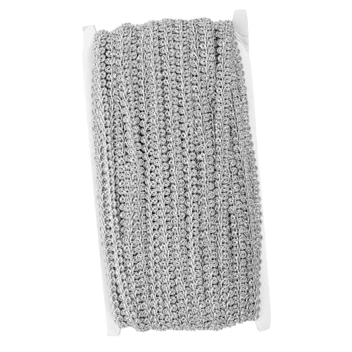 MUELODSIC Wellen Spitzenband Silber DIY Dekorative Borte zum Nähen für Kleidung Gardinen Tischdecke Vorhänge Basteln Vintage stil Handarbeit Zubehör MUELODSIC Wellen Spitzenband Silber DIY Dekorative Borte zum Nähen für Kleidung Gardinen Tischdecke Vorhänge Basteln Vintage stil Handarbeit Zubehör von MUELODSIC