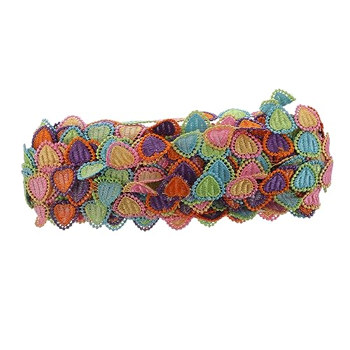 MUELODSIC Yards Bestickte Blumenborte für Kinderbekleidung für DIY Projekte und Partydekoration Vielseitige Anwendung für Bastelideen Verleiht Jedem von MUELODSIC