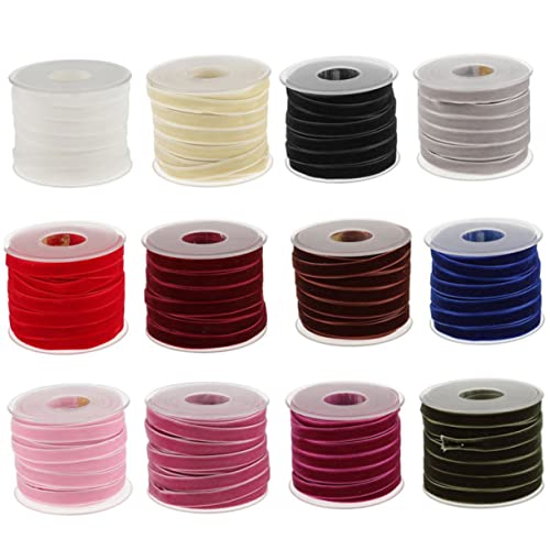 MUELODSIC Yards Einseitiges Samtband Breit Beige Flocking Ribbon für DIY Basteln Geschenkverpackung Kleidung Partydekoration Langlebiges Zierband Zubehör MUELODSIC Yards Einseitiges Samtband Breit Beige Flocking Ribbon für DIY Basteln Geschenkverpackung Kleidung Partydekoration Langlebiges Zierband Zubehör von MUELODSIC