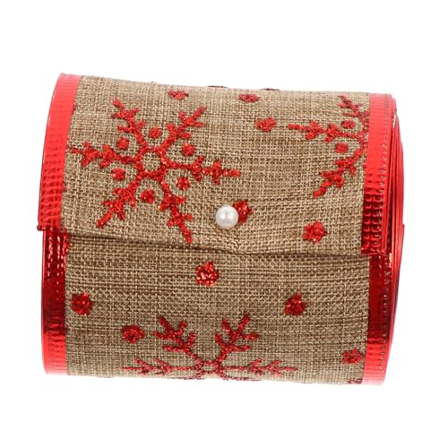 MUELODSIC Yards Weihnachtsgeschenkband Breit DIY Handgefertigtes Dekoratives Schleifenband mit Lebensechten Mustern Langlebiges Festliches Dekoband für Geschenkverpackung und Bastelprojekte MUELODSIC Yards Weihnachtsgeschenkband Breit DIY Handgefertigtes Dekoratives Schleifenband mit Lebensechten Mustern Langlebiges Festliches Dekoband für Geschenkverpackung und Bastelprojekte von MUELODSIC