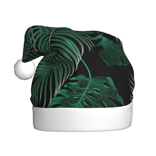 MUFLVDX Bananenblatt-Weihnachtsmütze für Erwachsene, Weihnachtsmannmütze für Damen und Herren, für Weihnachten, Neujahr, Urlaub, Partyzubehör MUFLVDX Bananenblatt-Weihnachtsmütze für Erwachsene, Weihnachtsmannmütze für Damen und Herren, für Weihnachten, Neujahr, Urlaub, Partyzubehör von MUFLVDX
