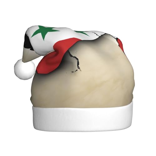 MUFLVDX Weihnachtsmütze für Erwachsene, Motiv: Flagge der Arabischen Republik, für Damen und Herren, für Weihnachten, Neujahr, Urlaub, Partyzubehör MUFLVDX Weihnachtsmütze für Erwachsene, Motiv: Flagge der Arabischen Republik, für Damen und Herren, für Weihnachten, Neujahr, Urlaub, Partyzubehör von MUFLVDX