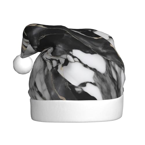 MUFLVDX Weihnachtsmütze mit Marmor-Druck, für Erwachsene, Weihnachtsmannmütze für Damen und Herren, für Weihnachten, Neujahr, Urlaub, Partyzubehör MUFLVDX Weihnachtsmütze mit Marmor-Druck, für Erwachsene, Weihnachtsmannmütze für Damen und Herren, für Weihnachten, Neujahr, Urlaub, Partyzubehör von MUFLVDX