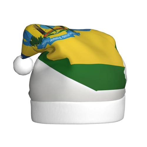 MUFLVDX Weihnachtsmütze mit Ruanda-Flagge, für Erwachsene, Weihnachtsmannmütze für Damen und Herren, für Weihnachten, Neujahr, Urlaub, Partyzubehör MUFLVDX Weihnachtsmütze mit Ruanda-Flagge, für Erwachsene, Weihnachtsmannmütze für Damen und Herren, für Weihnachten, Neujahr, Urlaub, Partyzubehör von MUFLVDX
