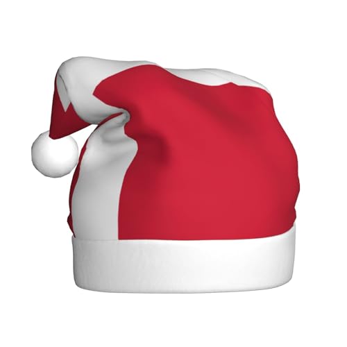 MUFLVDX Weihnachtsmütze mit dänischer Flagge, Erwachsene, Weihnachtsmannmütze für Damen und Herren, für Weihnachten, Neujahr, Urlaub, Partyzubehör MUFLVDX Weihnachtsmütze mit dänischer Flagge, Erwachsene, Weihnachtsmannmütze für Damen und Herren, für Weihnachten, Neujahr, Urlaub, Partyzubehör von MUFLVDX