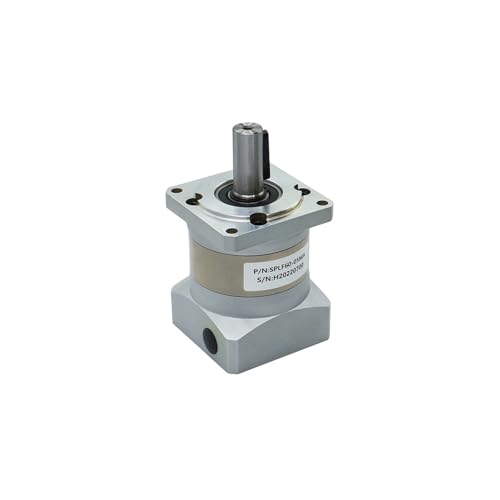 MUHM Planetengetriebe SPLF60, geeignet for 60-Servomotoren, 200 W, 400 W, 600 W, Übersetzungsverhältnis 4/5/7/10, max. 25 Nm ≤ 10 Bogenminuten, Eingang 14 mm(10) von MUHM