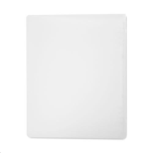 MUJI 無印良品 A5 One-Touch-Ringbuch, Polypropylen-Einband, leicht, Weiß (3) von MUJI 無印良品