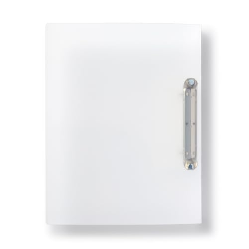 MUJI B5 Ringbuch aus Polypropylen, weiß, Stahlmechanik, hergestellt in Vietnam (1) von MUJI 無印良品