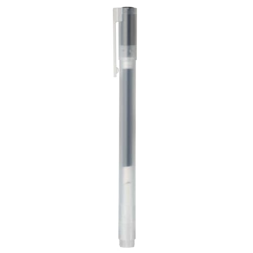 MUJI - Gel-Tinten-Kugelschreiber, schwarze Tinte, (Set aus 5 Stück) 0.5mm Schwarz von MUJI