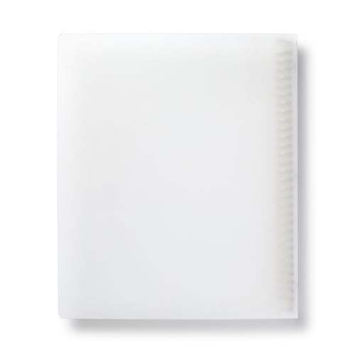 MUJI 無印良品 -MUJI Ringbuch, A4, 30 Löcher, weißes Polypropylen, 25,7 x 18,2 cm (1) von MUJI 無印良品