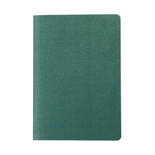 MUJI 無印良品 -Passport Notizbuch, kariertes Raster-Layout, grüner Einband, 125 x 88 mm, 24 Blatt, hergestellt in Japan (3, Grün) von MUJI 無印良品