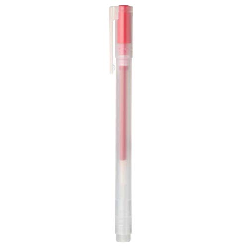 Muji Gel-Tinten-Kugelschreiber-Kappe, 0,38 mm, Rot, 10 Stück Muji Gel-Tinten-Kugelschreiber-Kappe, 0,38 mm, Rot, 10 Stück von MUJI