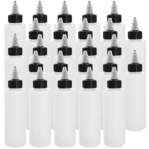 MUKLEI 20 Stück 120 ml Kunststoff-Quetschflaschen mit Drehverschluss, Leere Quetschflaschen zum Befüllen, Twist-Top-Applikatorflaschen für Acrylfarbe, Harz, Kunst und Handwerk MUKLEI 20 Stück 120 ml Kunststoff-Quetschflaschen mit Drehverschluss, Leere Quetschflaschen zum Befüllen, Twist-Top-Applikatorflaschen für Acrylfarbe, Harz, Kunst und Handwerk von MUKLEI