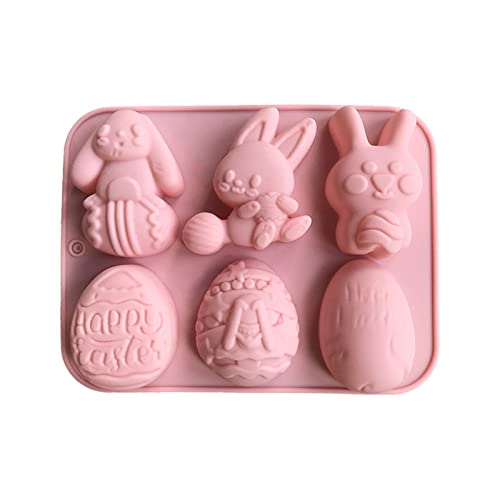 Kleine 3D-Oster-Hasen-Eier, Silikonform, Zucker, Cupcake, Schokolade, Backform, Fondant, Kuchendekoration, Fondantformen, Silikon zum Dekorieren von Kuchen, Backen, Backformen für Ofenspaß Kleine 3D-Oster-Hasen-Eier, Silikonform, Zucker, Cupcake, Schokolade, Backform, Fondant, Kuchendekoration, Fondantformen, Silikon zum Dekorieren von Kuchen, Backen, Backformen für Ofenspaß von MULAIDI