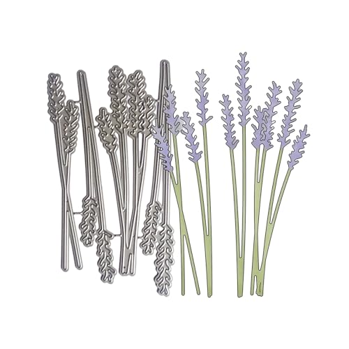 Metall-Stanzschablone, Lavendel, für Scrapbooking, Kartenprägung, DIY, Fotoalbum, Vorlage, Dekoration, Basteln, Metall-Stanzformen für Scrapbooking Metall-Stanzschablone, Lavendel, für Scrapbooking, Kartenprägung, DIY, Fotoalbum, Vorlage, Dekoration, Basteln, Metall-Stanzformen für Scrapbooking von MULAIDI
