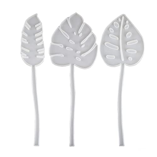 Silikonform für Blätter, Blumenarrangement, handgefertigt, Epoxidharz, Dekoration, Epoxidharz, 3 Stück Silikonform für Blätter, Blumenarrangement, handgefertigt, Epoxidharz, Dekoration, Epoxidharz, 3 Stück von MULAIDI