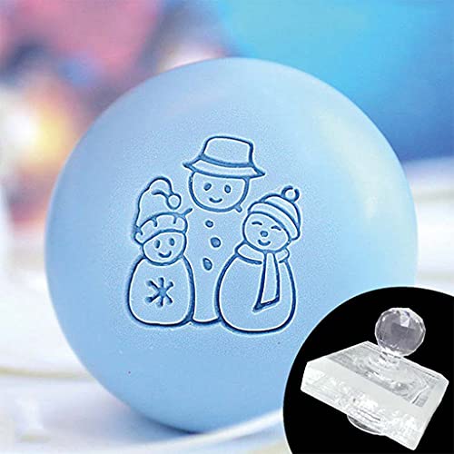 Transparenter Seifenstempel aus Acryl, natürlich, handgefertigt, Seifenstempel, Weihnachtsfeier für kreative Ornamente, Epoxidharz, Kapitel, Acryl, personalisierte Seifenherstellung, Stempel, Prägung von MULAIDI