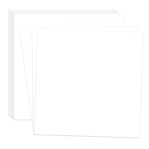 Weißer Karton, 30,5 x 30,5 cm, Scrapbook-Papier, 30 Blatt, 230 g/m², dickes Bastelpapier, Karton für Scrapbooking, Zuhause, Schule, Büro, Handwerk, Malerei, Kunstwerke Weißer Karton, 30,5 x 30,5 cm, Scrapbook-Papier, 30 Blatt, 230 g/m², dickes Bastelpapier, Karton für Scrapbooking, Zuhause, Schule, Büro, Handwerk, Malerei, Kunstwerke von MULIANBOX