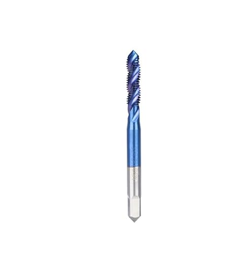 1/2/5/10 Stück metrischer Gewindebohrer HSS M2-M6 Gewindebohrer Nano blau beschichtet Maschinenstecker Gewindebohrer Gewindewerkzeuge Spiralgewindebohrer Bohrer(M12x1.75,5pcs) von MULONGOR
