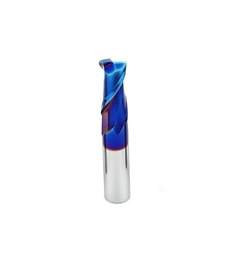 1/5/10 Stück D1-d20 HRC65 2 Flöten Hartmetall-Schaftfräser Blaue Nano-beschichtete Bits Wolframstahl-Fräser CNC-Drehwerkzeug(10pcs HRC65 2F,D10xD10x75L) von MULONGOR