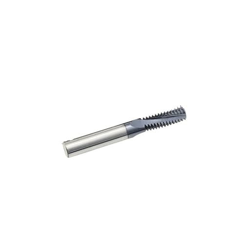 1/5/10 Stück M3-12 Einzel-, beschichteter, dreibeschichteter Hartmetall-Gewindefräser Einzelzahn Drei Zähne Vollgewinde(5pcs Three Coated,M4x0.7) von MULONGOR