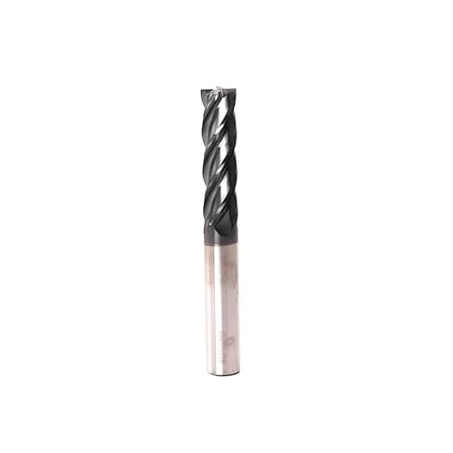 1/5/10 Stücke 2/4/8/10/12mm Schaftfräser Legierung Hartmetall Wolfram Stahl Fräser Schaftfräser HRC50 4 Flöte Metallschneider Fräswerkzeuge(10pcs,12x12Dx75L) von MULONGOR