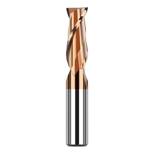1 STÜCK 1 3 4 5 6 8 10 12 mm HRC55 Hartmetall-Schaftfräser 2 Flöten Metallfräser Schneidwerkzeug CNC-Bearbeitungsbeschichtung Flache Schaftfräser(D16xD16x150L) von MULONGOR