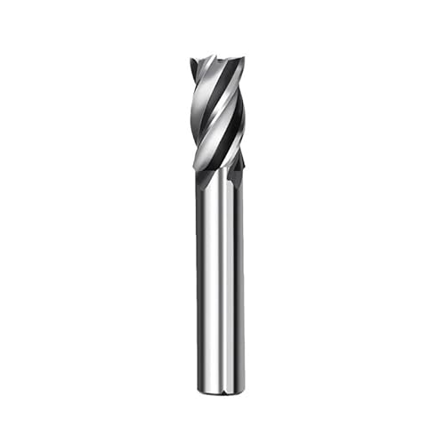 1 STÜCK 4-Flöten HSS-Fräser mit hoher Härte aus weißem Stahl mit geradem Schaft for CNC-Werkzeugmaschinen, Metallverarbeitung(23x20Dx45Cx121L) von MULONGOR