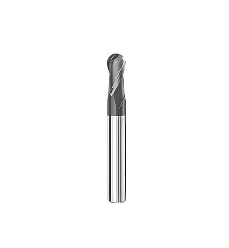 1 STÜCK HRC50/55/70 2-Flöte R0.5-R3.0mm CNC-Maschinenbearbeitung Fräser Hartmetall-Kugelkopffräser for die Stahl-/Aluminiumverarbeitung(HRC50-ST,R1.25x5x4Dx50L) von MULONGOR