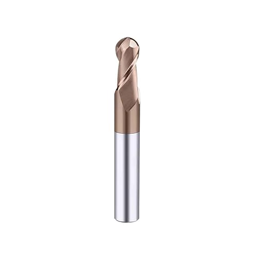 1 STÜCK R0.5-R10 HRC55 Kugelkopffräser Hartmetallfräser Fräser for Metallbearbeitung CNC-Drehmaschinenwerkzeuge Wolframstahl Metallschneider(R2xD4x100L) von MULONGOR