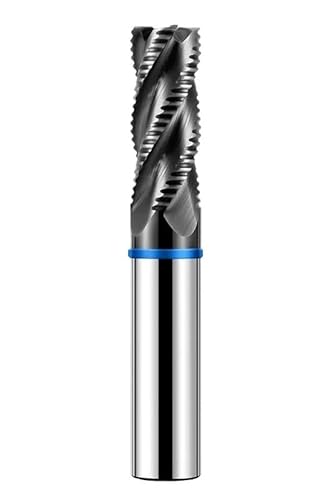 1 STÜCK TGB-HRC66 Nanobeschichtung 4-schneidig Wolframstahl Hartmetall-Schruppfräser CNC-Maschinenbearbeitung Grobfräser(16x150L) von MULONGOR