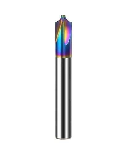 1 STÜCK Wolframstahl Bunte Beschichtung HRC60 4-Flöten Innen-R-Fräser for Aluminium CNC-Bearbeitungszentrum Schaftfräser Werkzeuge(R6x14Dx60Lx4F) von MULONGOR