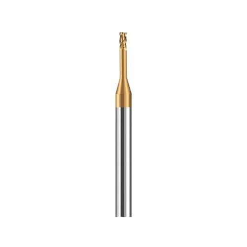 1 Stück 1–3 mm Wolframstahl-Rillenfräser, langer Hals, Fräser zur Vermeidung tiefer Löcher, Stirnfräser, CNC-Werkzeuge, 4 Nuten, HRC60 1(20D*20d*55H*150L) von MULONGOR