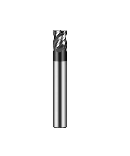 1 Stück 4,0–12,0 mm HRC70 4-schneidige Schaftfräser aus Wolframstahl mit Hartmetallbeschichtung aus Edelstahl, spezielle U-Nut-Fräswerkzeuge mit kurzer Klinge(8dx15Cx8Dx60L) von MULONGOR