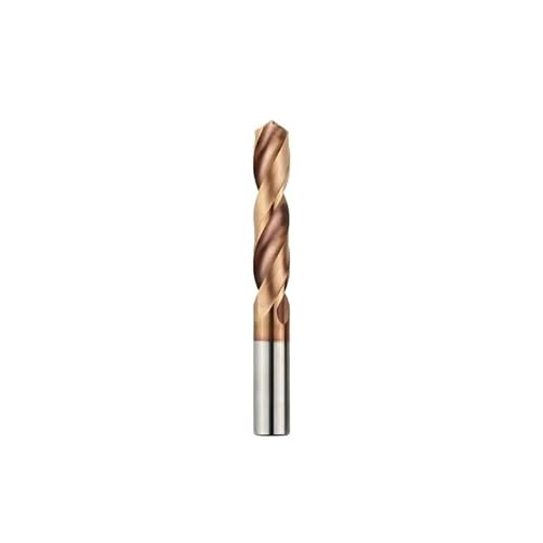 1 Stück 8,0–12,9 mm Legierung 3D-Bohrer Wolframstahl Superharter Edelstahl-Spiralbohrer Gerader Griff Solide Intervallbronze for CNC-Metall 100 mm(12.8x100) von MULONGOR