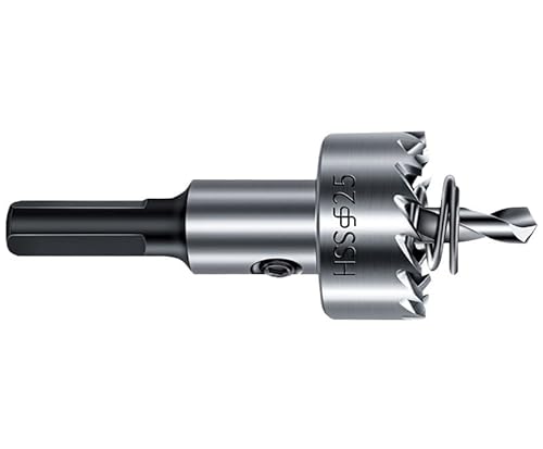 1 Stück Bohrer HSS Lochsägenschneider 15 20 25 53 mm Metalllochöffner for Edelstahl Holz Metalllegierung Bohrwerkzeugschneider(21mm Nano Blue) von MULONGOR