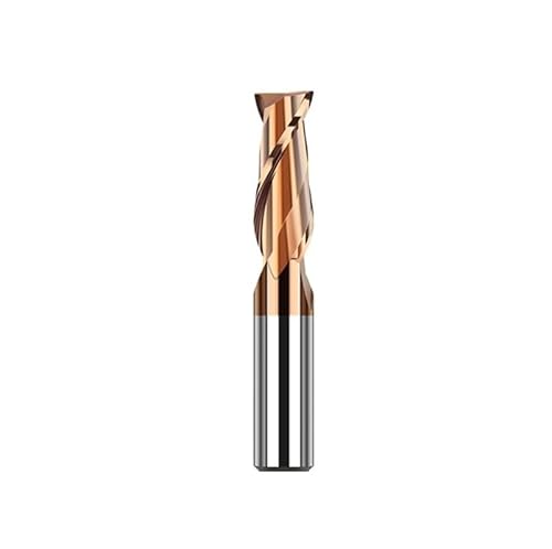 1 Stück D0.6-d6.9 Hartmetall-Schaftfräser HRC55 Schneidwerkzeug Intervall 0,1 mm for CNC-Bearbeitung Flachmetallfräser 2 Flöten Wolframstahl-Fräser(D4.9xD6x50L) von MULONGOR
