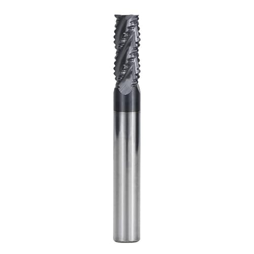 1 Stück Fräser 4 Flöten Schruppfräser 4–12 mm HRC55 Hartmetall-Fräser for Metallfräswerkzeug CNC-Maschine Fräser(ALTIAN Coated,14x60x14Dx150L) von MULONGOR