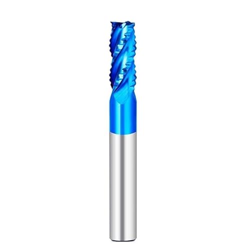 1 Stück Fräser 4 Flöten Schruppfräser 4–12 mm HRC55 Hartmetall-Fräser for Metallfräswerkzeug CNC-Maschine Fräser(NANO Coated,14x45x14Dx100L) von MULONGOR