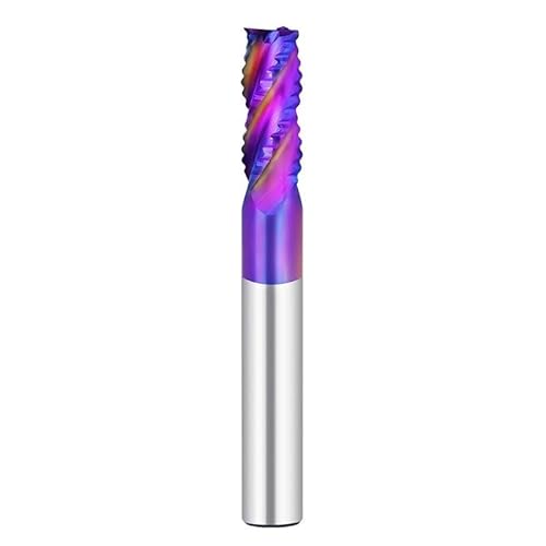 1 Stück Fräser 4 Flöten Schruppfräser 4–12 mm HRC55 Hartmetall-Fräser for Metallfräswerkzeug CNC-Maschine Fräser(ULTRA,14x45x14Dx100L) von MULONGOR