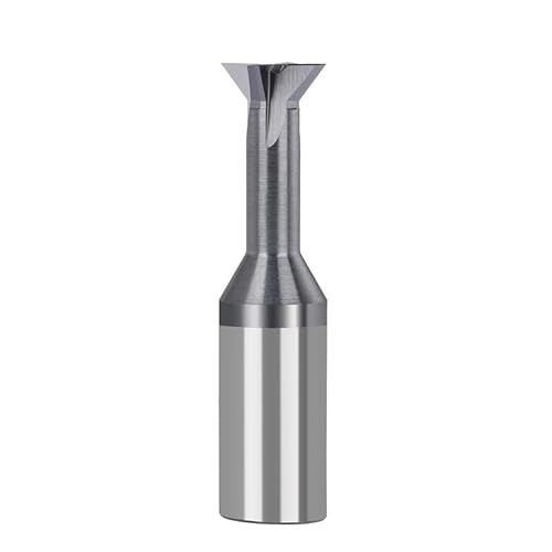 1 Stück Schaftfräser 45 60 Grad Hartmetall-Schwalbenschwanzfräser Schlitzbearbeitungswerkzeug for Metall-CNC-Werkzeuge 1,5–16 mm(ALTIAN Coating,16mm) von MULONGOR