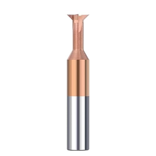 1 Stück Schaftfräser 45 60 Grad Hartmetall-Schwalbenschwanzfräser Schlitzbearbeitungswerkzeug for Metall-CNC-Werkzeuge 1,5–16 mm(TICN Coating,12mm) von MULONGOR