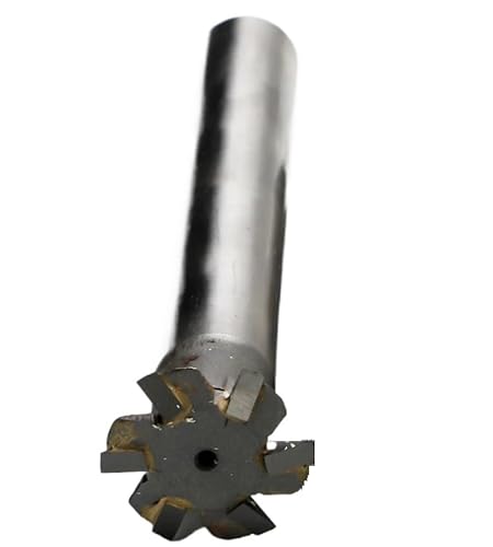 1 Stück T-Nut D16 D20 D25-60/90/120 Grad Hartmetall-Doppelwinkelfräser for die Verarbeitung von Edelstahl, Gusseisen, Kupfer, Aluminium(60 Angle,20X4 D12) von MULONGOR