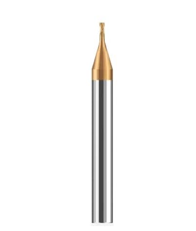 1 stück 0,2-0,59mm Micro Hartmetall-schaftfräser CNC Wolfram Stahl Fräser Kleine Durchmesser Mini 2 Flöte(For steel,0.52XD4X50LX2F) von MULONGOR