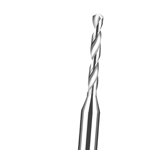 1 stück 1,7-1,8mm Legierung Bohrer Wolfram Stahl Edelstahl Twist Metall Bohrer Bits for CNC Fräsen Maschine(Uncoated,D1.73X12LXD3) von MULONGOR