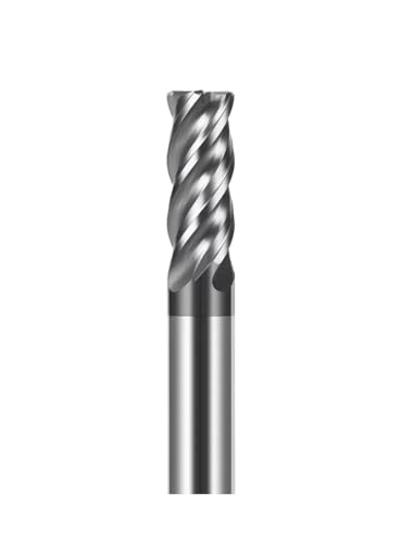 1 stück 1-20mm HRC 70 Eckenradius-Schaftfräser R Bullnose CNC Hartmetall-Stahlfräser Planfräser Metallfräser Werkzeug 4 Flöten R0.5 0.2 R1(8XR0.5XD8X60L) von MULONGOR
