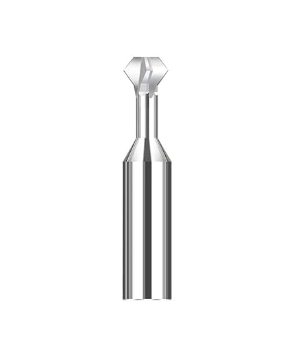 1 stück 2-12mm Wolframstahl Anfasfräser Grad nach oben und unten doppelseitige Bearbeitung Beschichtete Fräsfaswerkzeuge(For Steel,8XR120X60L) von MULONGOR