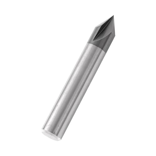 1 stück 3-12mm Gerade Nut Anfasfräser CNC Schaftfräser 60 90 120 Grad Beschichtet 3 Flöte Anfasfräser Ende Hartmetall(D12xR90x75L) von MULONGOR