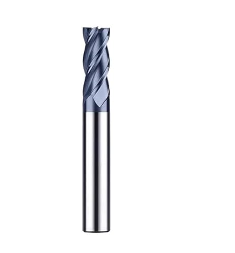1 stück 4,0mm-20,0mm 4-Flöten HRC50/55/65/70 Wolframstahl Hartmetall Nanobeschichtung Flachfräser CNC Mechanische Bearbeitung Fräser Werkzeuge(HRC65,10x40Cx10Dx100L) von MULONGOR